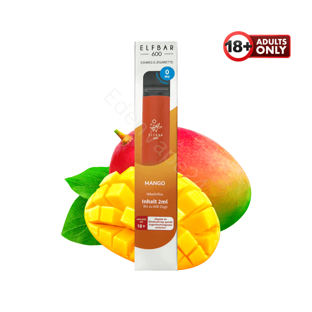Elfbar 600 - Mango - Nikotinfrei - EdenVape24